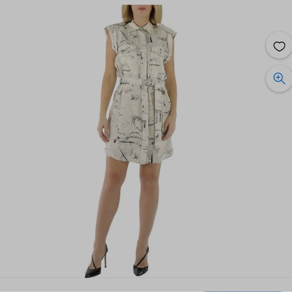Burberry landmark print shirt dress
US 6
UK 4